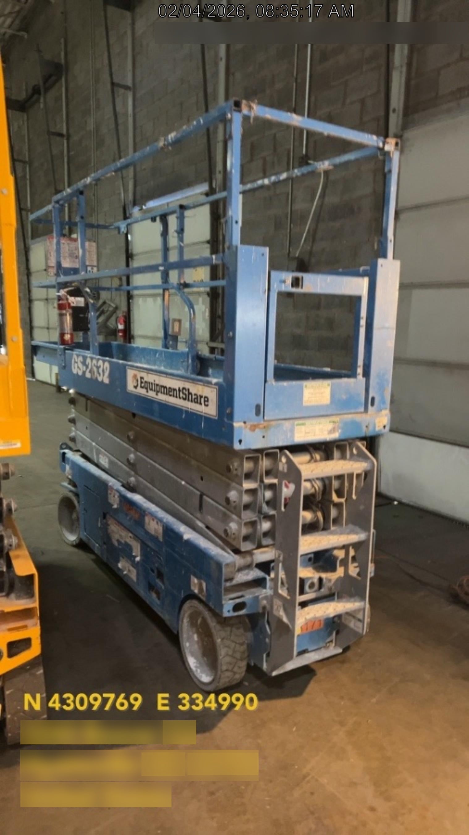 2020 Genie GS-2632 Solid NM Tires, Folding Rails with Half-Height Swing Gate, Beacon