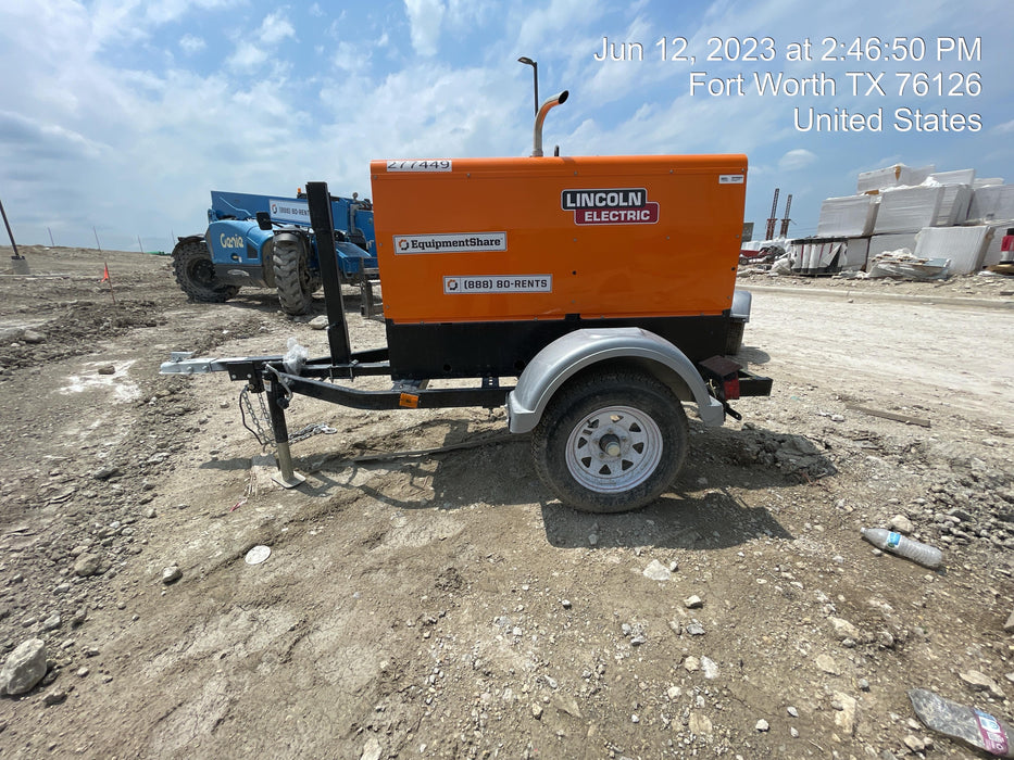 2022 Lincoln Electric LE400 Kubota V1505, Trlr, Cable Rack, Light Kit, ES Decals, T3