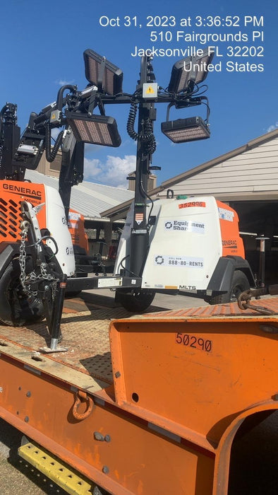 2023 Generac MLT2 Diesel, Flex Switch 120V Input, Powerzone Controller, (4) 320W LED Lights, 4kW Generator, 39.9 Gal Fuel Tank, 2" Ball, T3