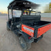 2022 Kubota RTV-X1140W-H Plastic Canopy, Windshield Acrylic Clear, LED Strobe Light, Wire Harness Kit, Back up Alarm