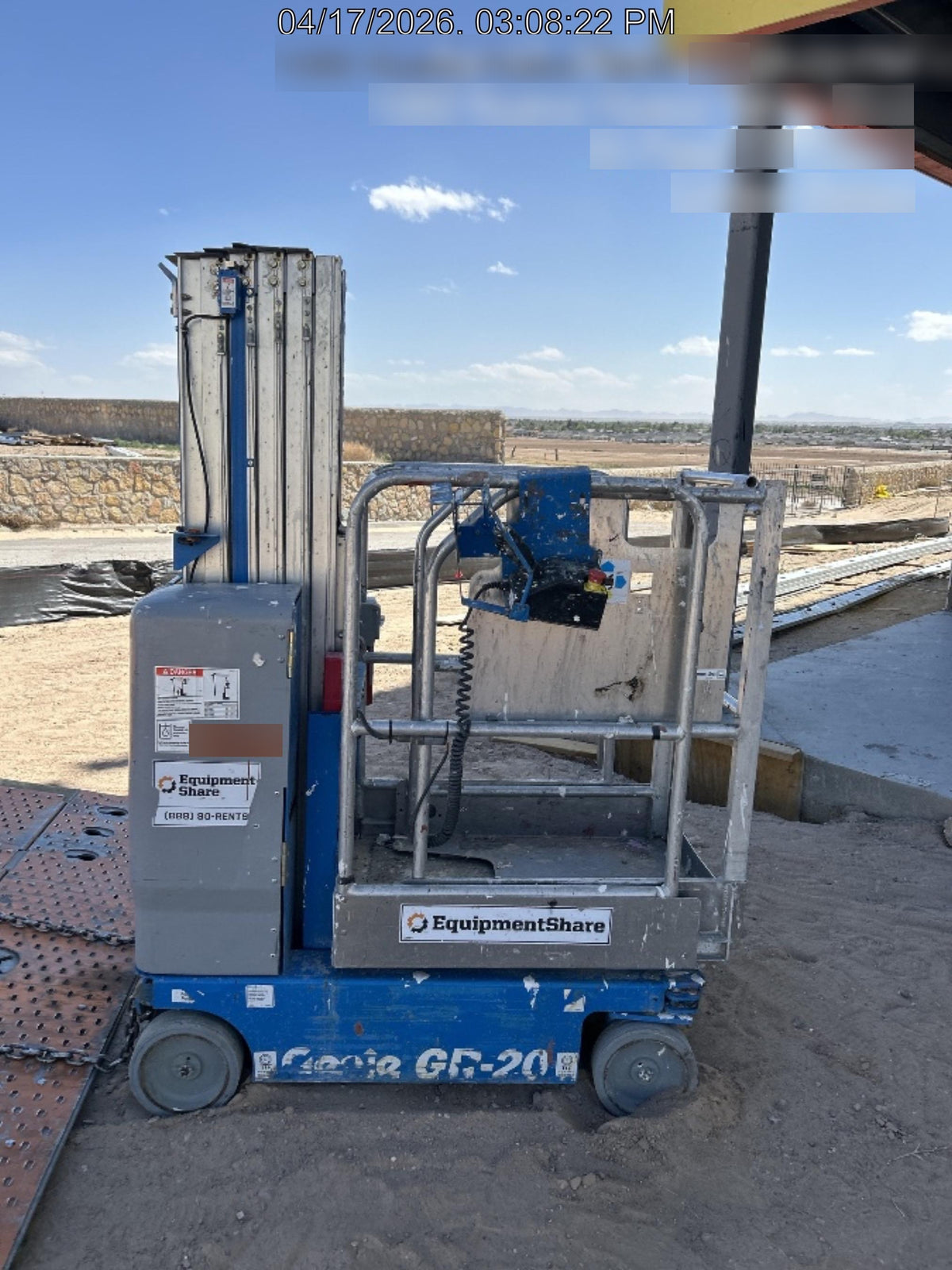 2020 GENIE GR-20