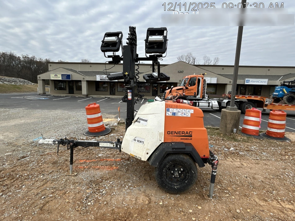 2024 Generac MLT2 Diesel, Flex Switch 120V Input, Powerzone Controller, 
(4) 320W LED Lights, 4kW Generator, 39.9 Gal Fuel Tank, 2" Ball, T3