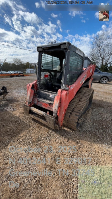 2019 Kubota SVL95-2S Cab/Heat/Air, Standard Tracks, Standard Flow, Hydraulic QC 80" HD Tooth Bucket