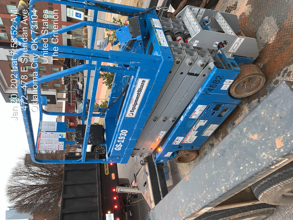 2020 Genie GS-1930 Fixed rails with chain entry gate - Pre A92.20