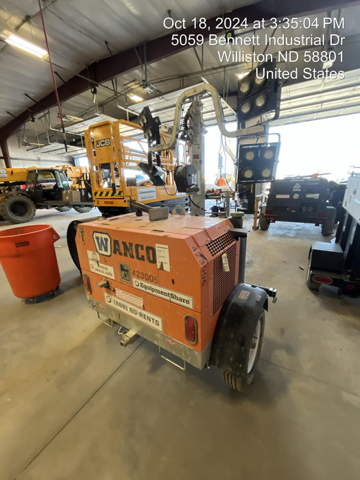 2024 Wanco WLTT-4MM4K Diesel, Deep Sea Controller, Shore Power Plug, Auto Start, (4) 350W LED Floodlights, 4kW Generator, 60 Gal Fuel Tank, 2" Ball, T3