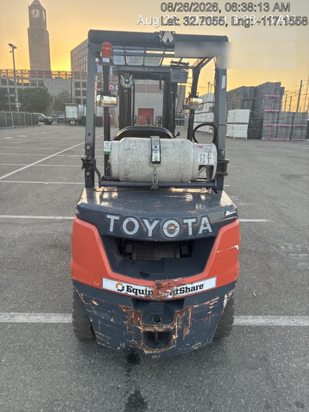 2022 TOYOTA 8FGU25 LP w/ Scale