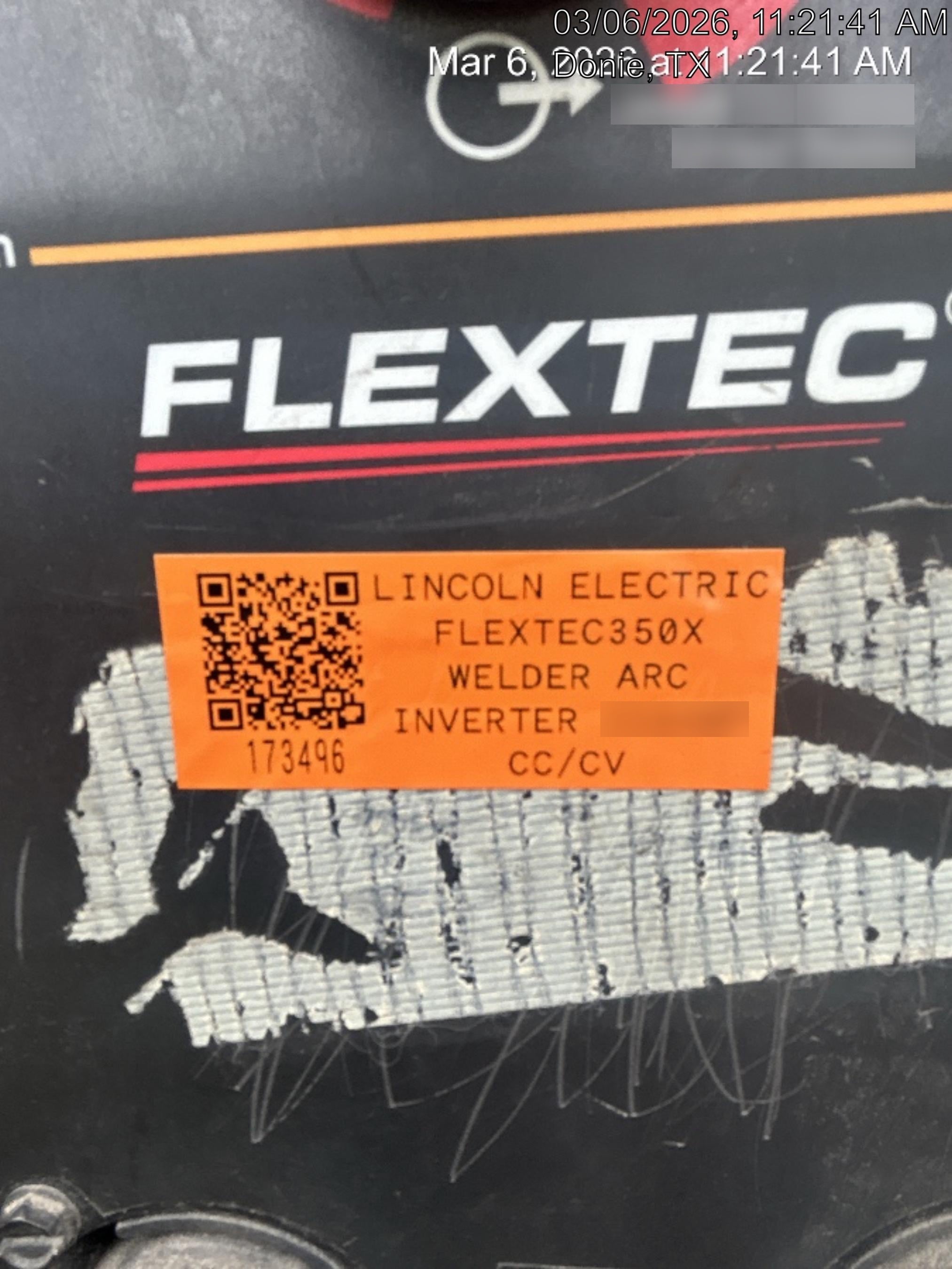 2021 LINCOLN ELECTRIC FLEXTEC 350X