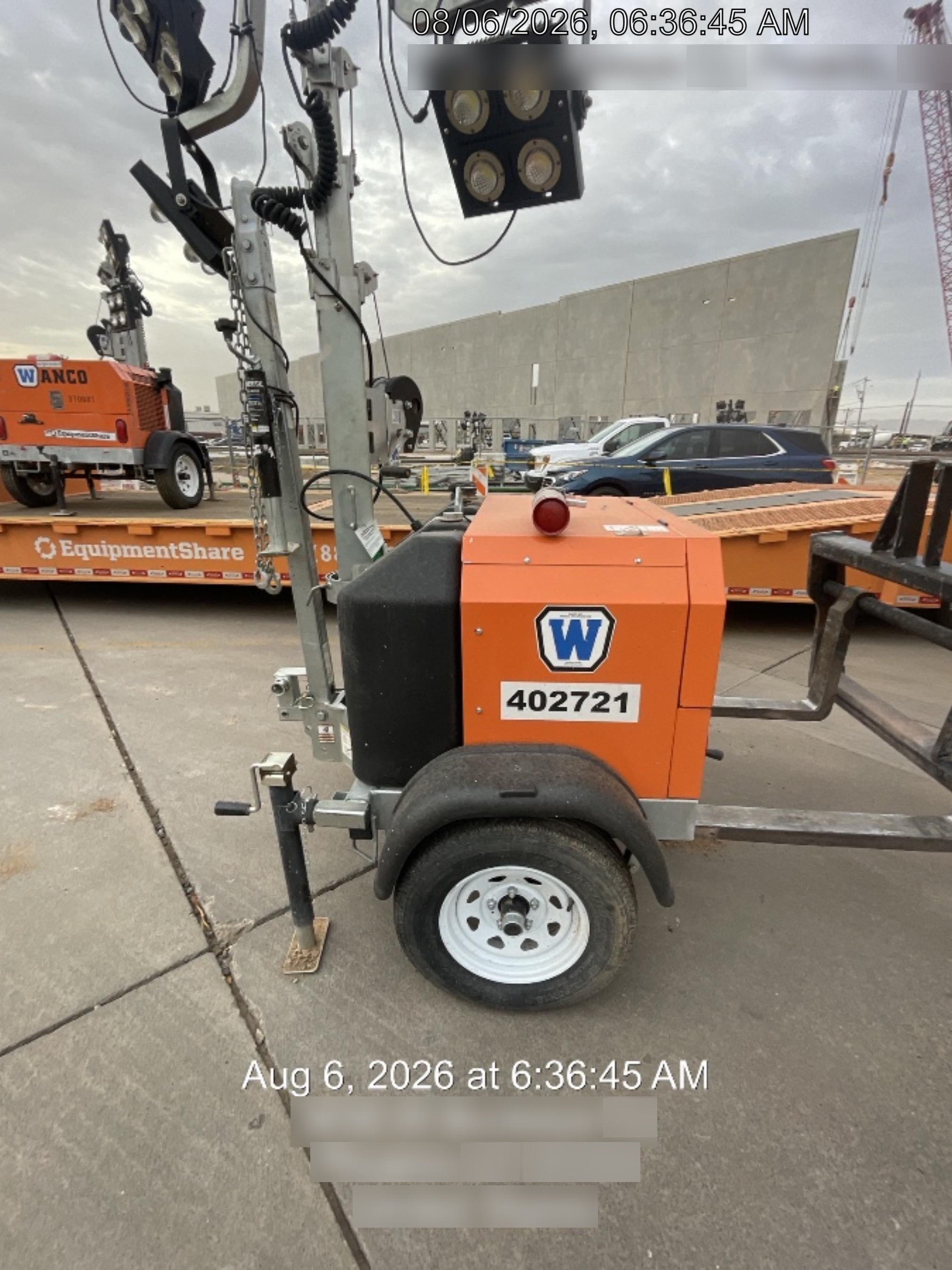 2024 Wanco WLTT-4MM4K Diesel, Deep Sea Controller, Shore Power Plug, Auto Start, (4) 350W LED Floodlights, 4kW Generator, 60 Gal Fuel Tank, 2" Ball, T3