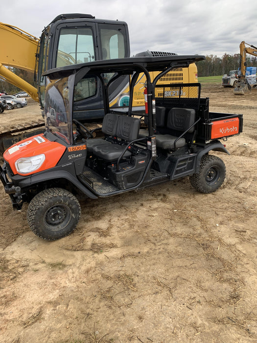 2021 Kubota RTV-X1140W-H Plastic Canopy, Windshield Acrylic Clear, LED Strobe Light, Wire Harness Kit, Back up Alarm