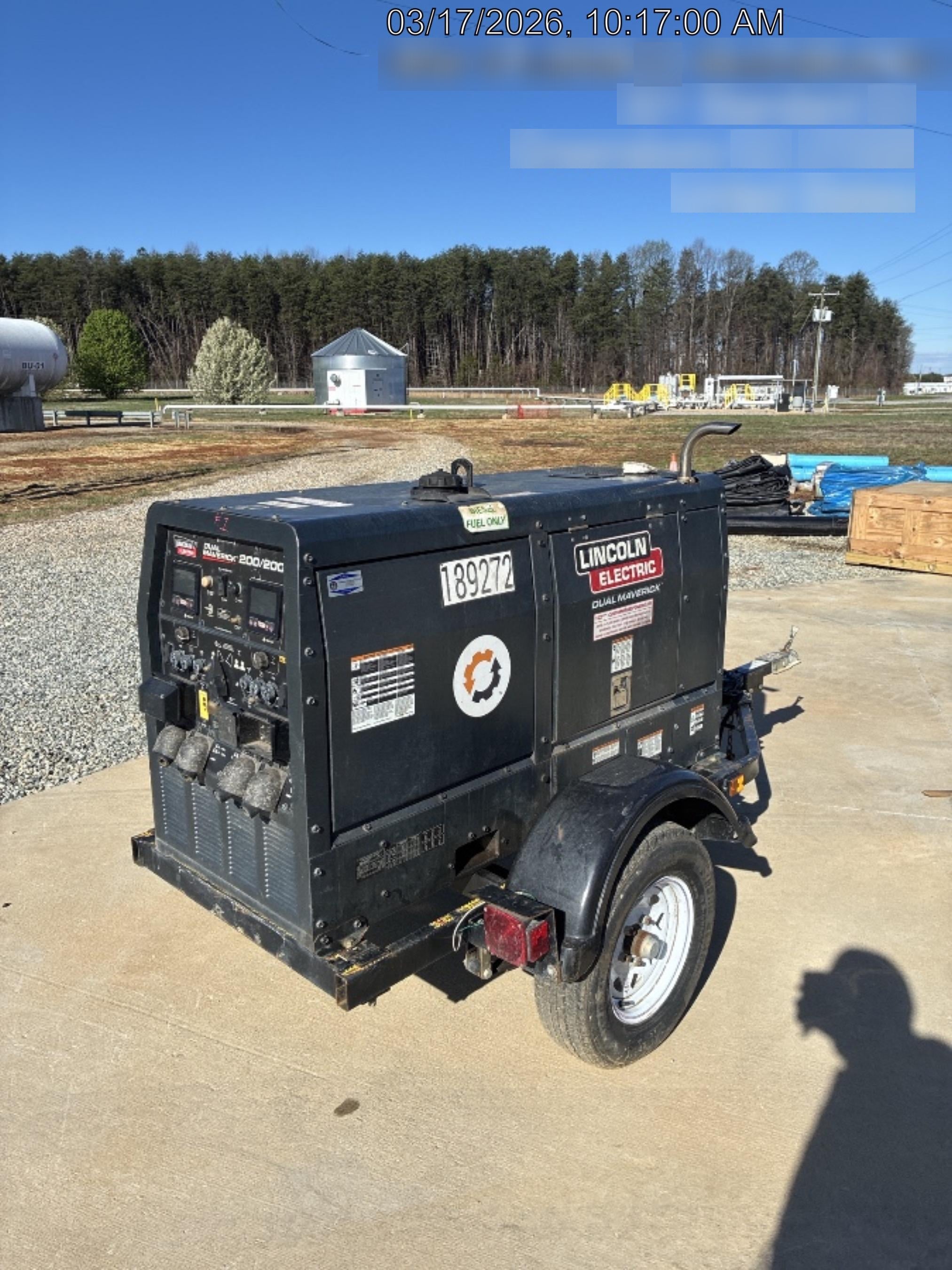 2021 Lincoln Electric Dual Maverick 200/200X Ready Pak 3, Includes Trailer, Cable Rack, Fender Light Kit