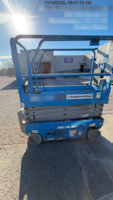 2019 Genie GS-1930 Fixed Rails with Chain Entry