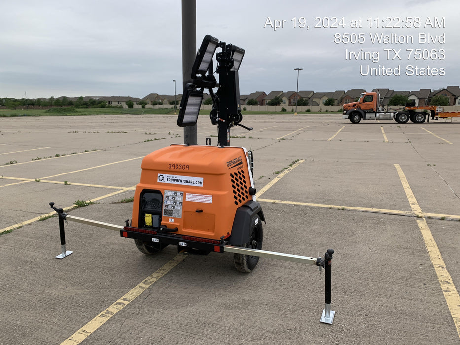 2024 Generac MLT2 Diesel, Flex Switch 120V Input, Powerzone Controller, 
(4) 320W LED Lights, 4kW Generator, 39.9 Gal Fuel Tank, 2" Ball, T3