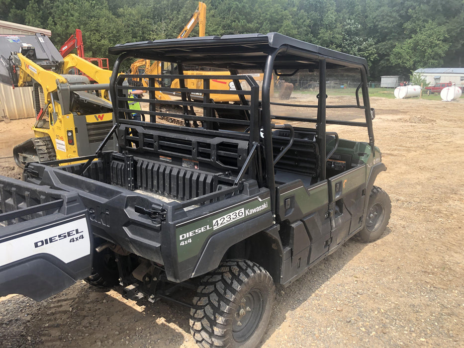 2019 Kawasaki Mule PRO-DXT Standard Options, Backup Alarm, Beacon, Plastic Hard Top, Poly Windshield, Horn Kit