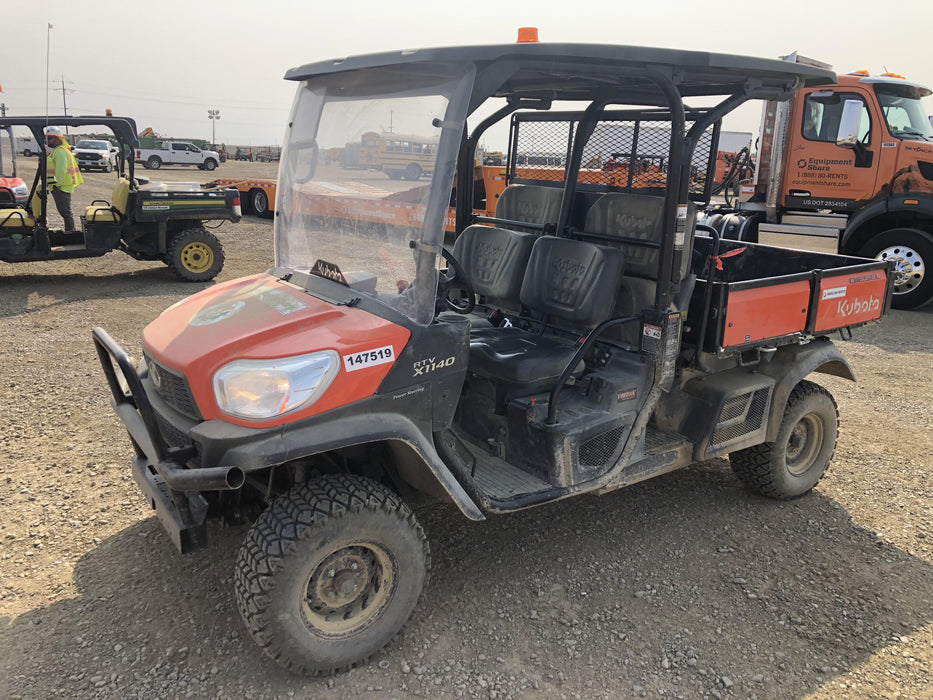 2022 Kubota RTV-X1140R-H Plastic Canopy, Windshield Acrylic Clear, LED Strobe Light, Wire Harness Kit, Back up Alarm