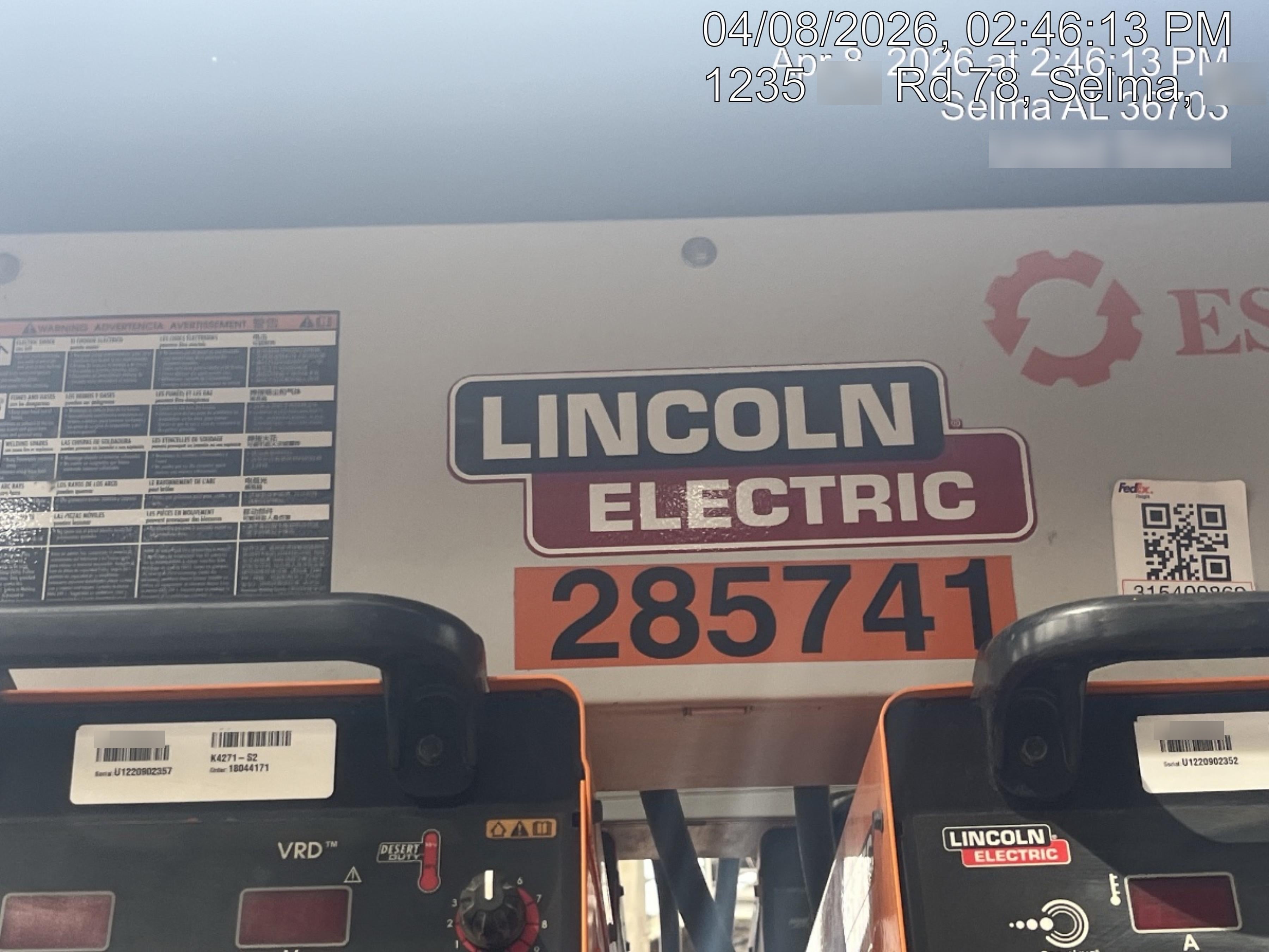 2022 LINCOLN ELECTRIC K3402-2