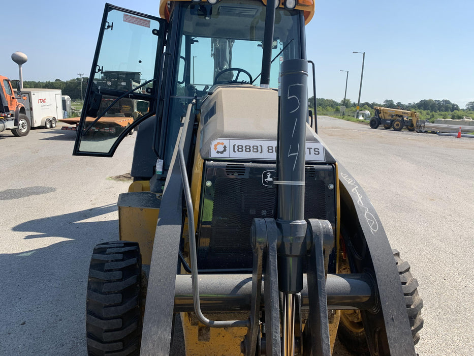 2020 John Deere 310LEP Cab/Heat/Air, 4WD, Standard Stick, Pilot Controls, 2 Way Hydraulics, TAG Manual QC
