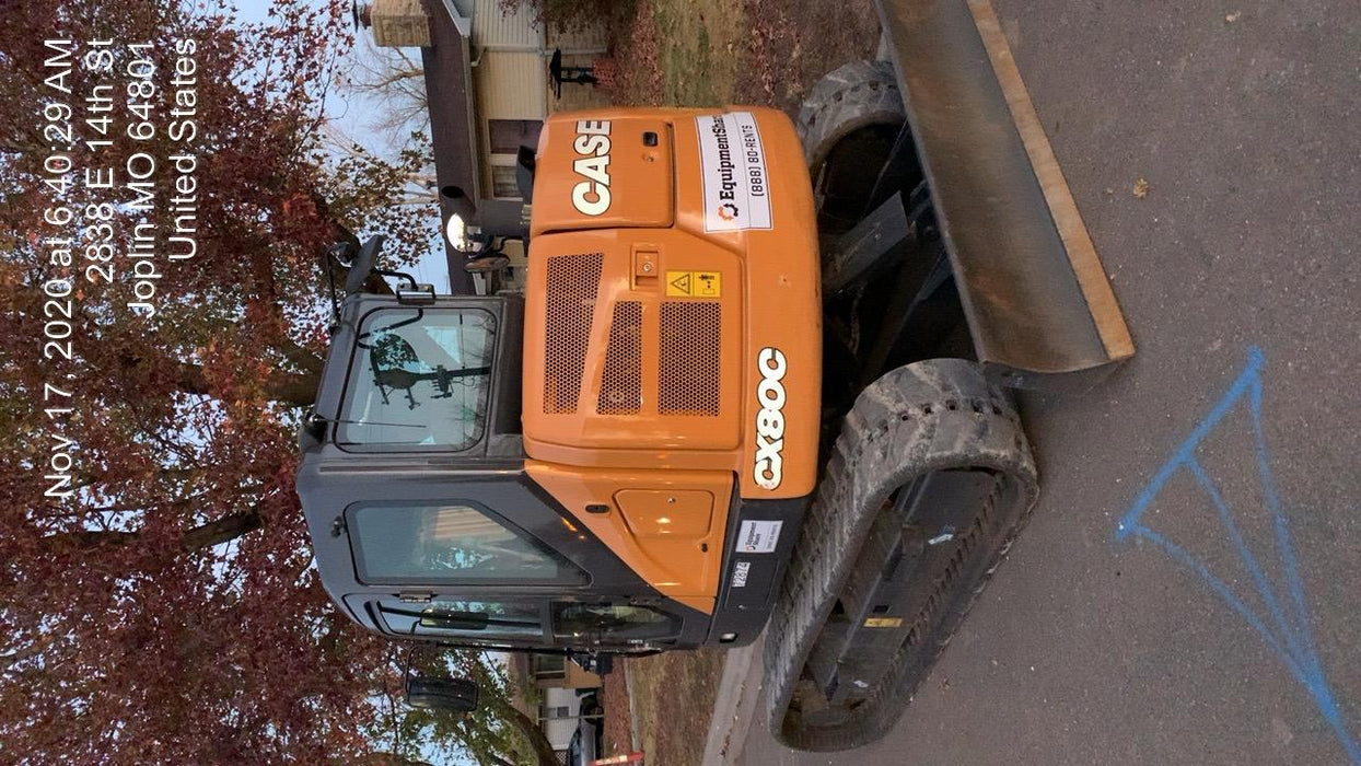 2018 Case CX80C CASE CX80C