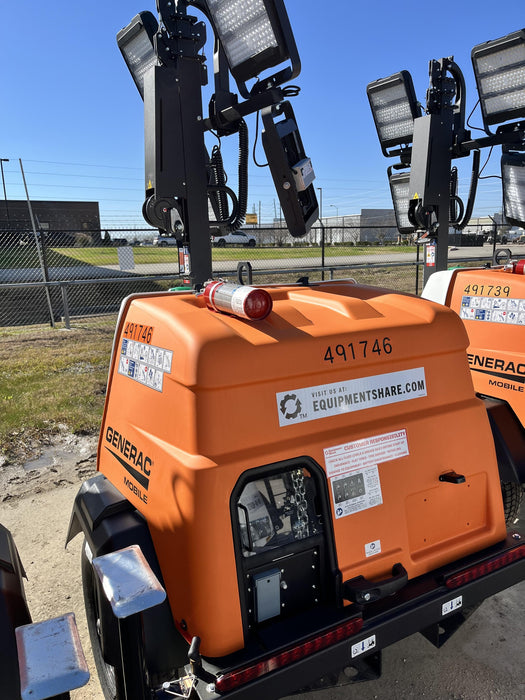 2025 Generac MLTS-4 Diesel, Mitsubishi L2E, 7.1 hp @1800 rpm, Flex Switch 120V Input, Powerzone Controller, (4) 320W LED Lights, 4kW Generator, 39.9 Gal Fuel Tank, 2" Ball, ES Decals