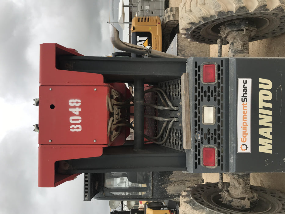 2018 Manitou MTA10055 Manitou MTA 10055 w/Open ROPS, Work Lights/Strobe, Aux Hyd, Solid Tires, Lift Hook, 66" Carriage, 60" Forks