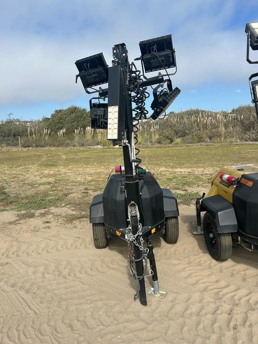 2022 Allmand NLV3GR (4) LED Light Fixture 350W, 23' Vertical Mast, 3kW Prime, Towable, ES Decals, T3