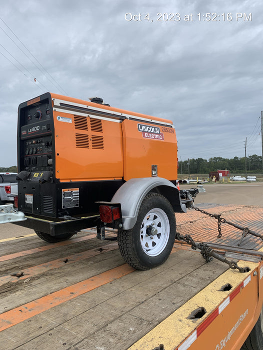 2022 Lincoln Electric LE400 Kubota V1505, Trlr, Cable Rack, Light Kit, ES Decals, T3