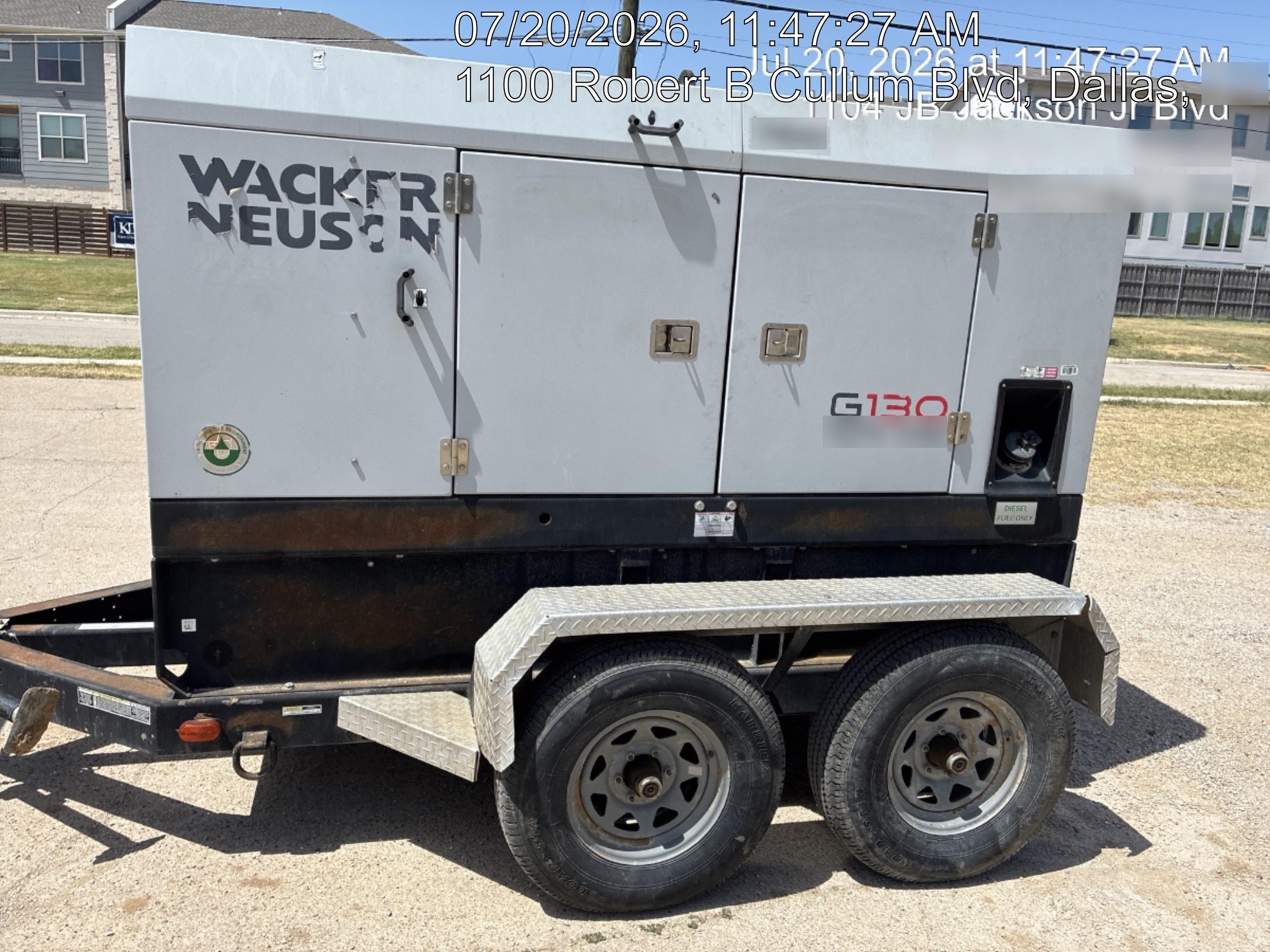2019 WACKER NEUSON G130