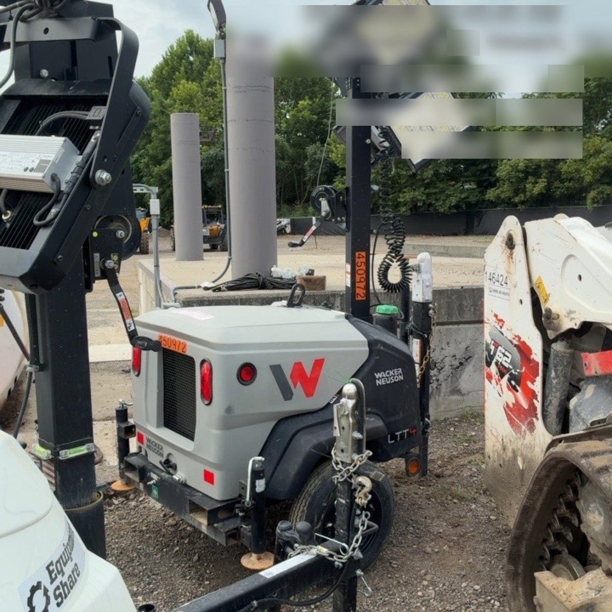 2024 Wacker Neuson LTT4 Diesel, Kohler KDW702, Deep Sea Controller, Auto Start, LED 320W, Bypass Outlet, T3