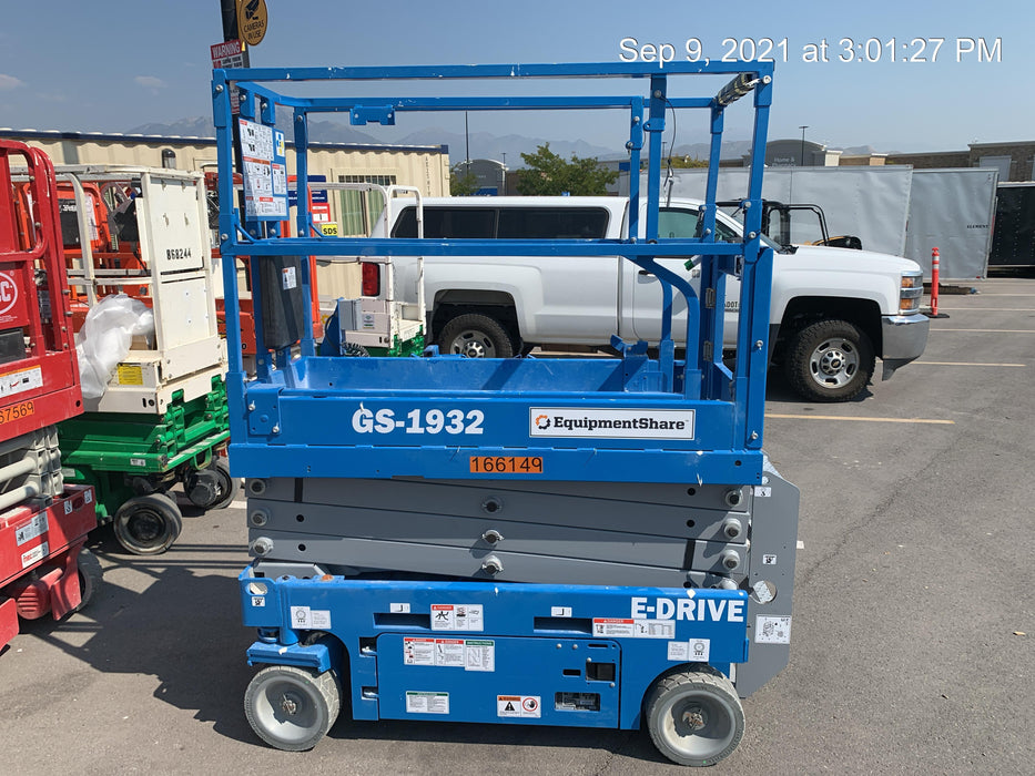 2021 Genie GS-1932 Electric Drive, Sld NM Tires, DBcns, EST