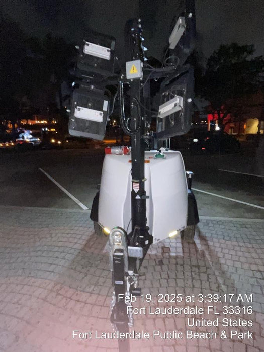 2025 Generac MLTS-4 Diesel, Mitsubishi L2E, 7.1 hp @1800 rpm, Flex Switch 120V Input, Powerzone Controller, (4) 320W LED Lights, 4kW Generator, 39.9 Gal Fuel Tank, 2" Ball, T3, ES Decals