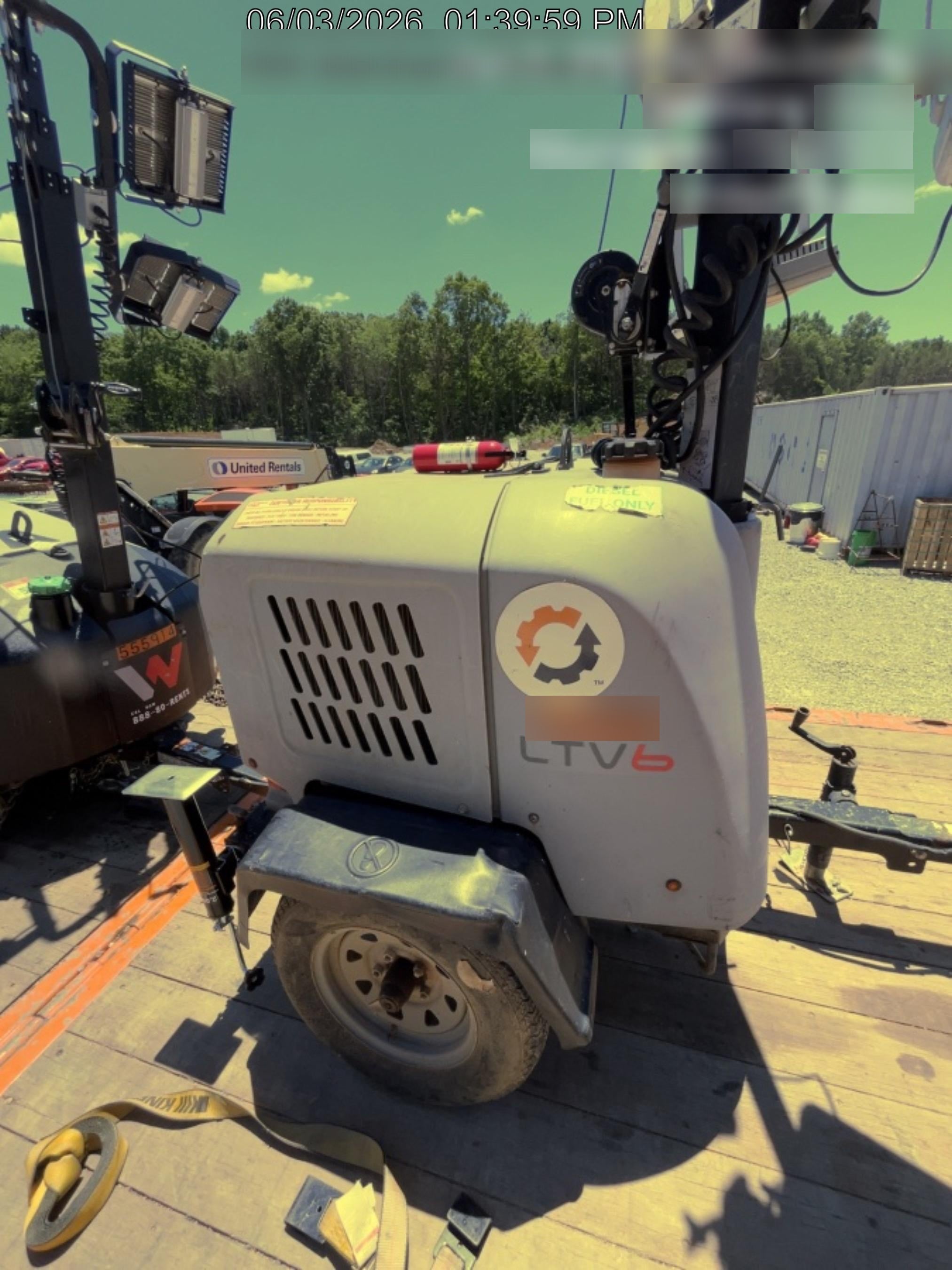 2019 Wacker Neuson LTV6K-LED Standard LED Towable Light Tower w/None
