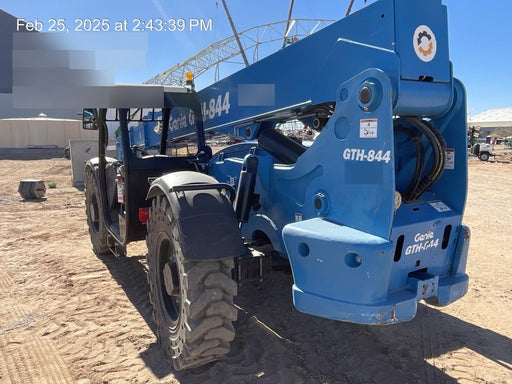 2018 Genie GTH-844 Genie GTH-844 w/Open ROPS, Solid Tires, beacon/work lights, 60" carriage/forks