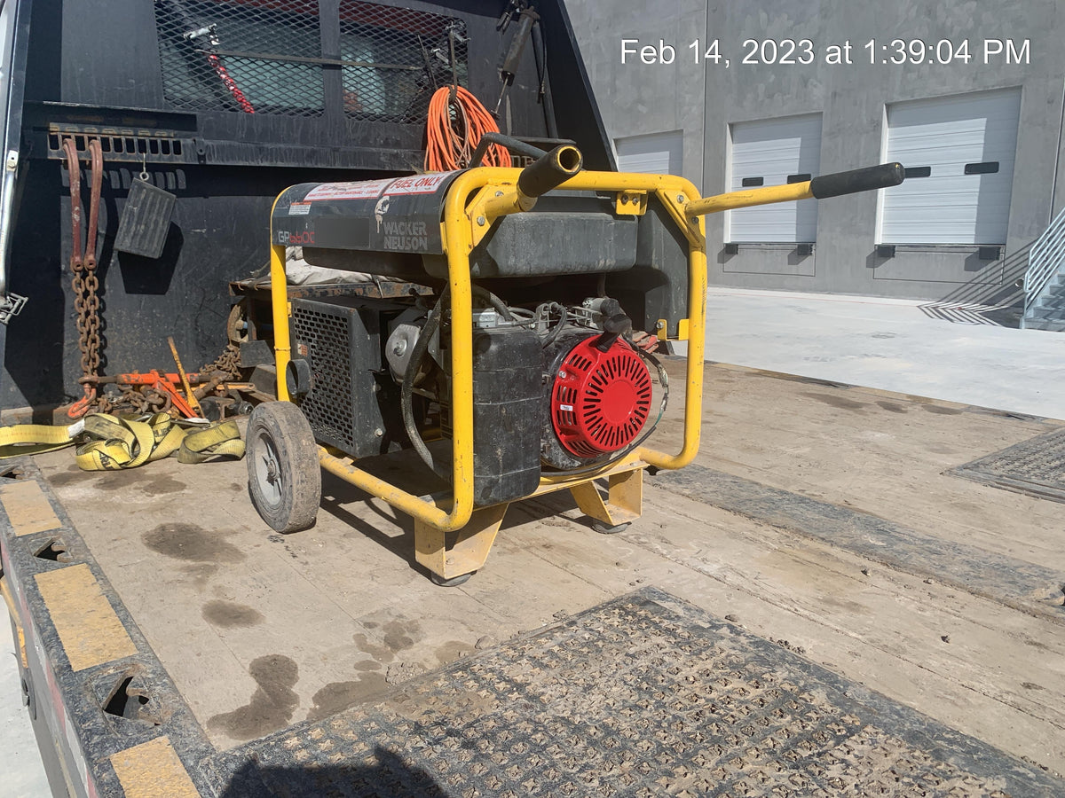 2018 Wacker Neuson GP6600A Wacker Neuson GP6600A Portable Generator, 6 kW