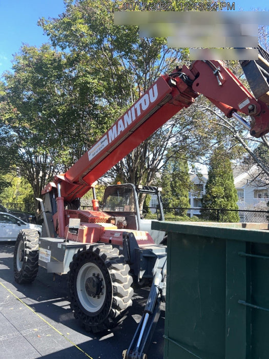 2018 Manitou MTA10055 Manitou MTA 10055 w/Open ROPS, Work Lights/Strobe, Aux Hyd, Solid Tires, Lift Hook, 66" Carriage, 60" Forks