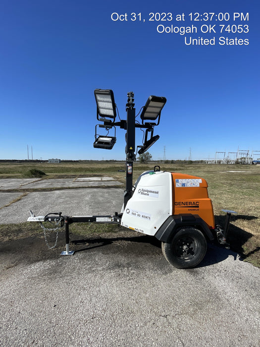 2023 Generac MLT2 Diesel, Flex Switch 120V Input, Powerzone Controller, (4) 320W LED Lights, 4kW Generator, 39.9 Gal Fuel Tank, 2" Ball, T3