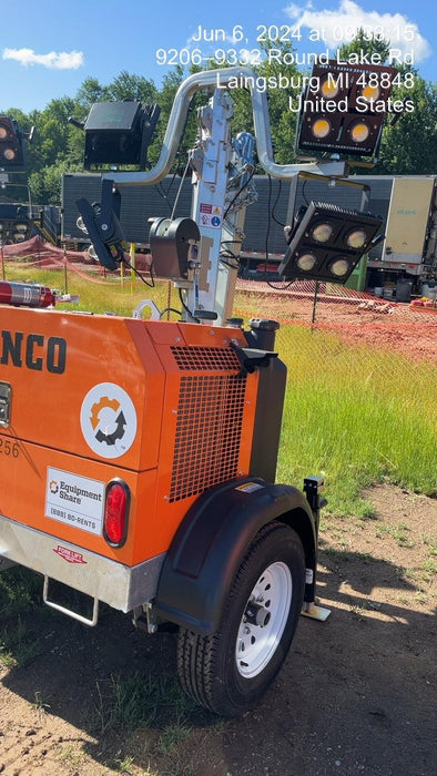 2024 Wanco WLTT-4MM4K Diesel, Deep Sea Controller, Shore Power Plug, Auto Start, (4) 350W LED Floodlights, 4kW Generator, 60 Gal Fuel Tank, 2" Ball, T3