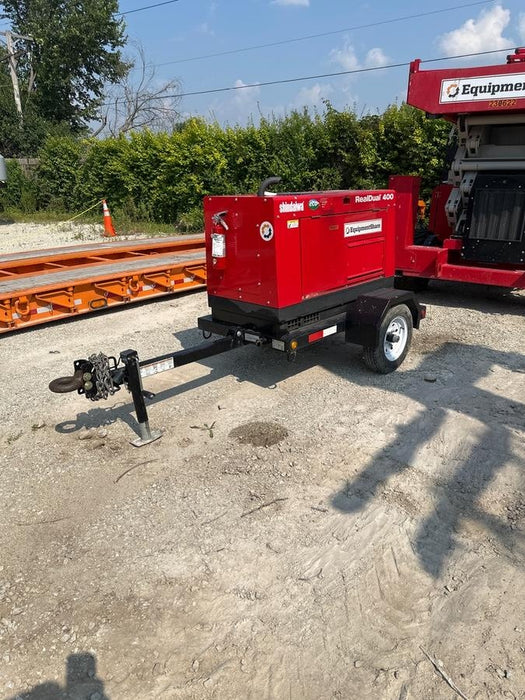 2023 Shindaiwa DGW400MDL Kubota D902 Engine, 23 HP, Dual Op Welder, Wire, Arc, Droop Stick, Tig, and CC Stick Functionality, Simulphase, 3 Phase and 1 Phase Gen Output, Single Axle NB Trlr, Slr Trckl Chrg 12V 12W, Fire Ext