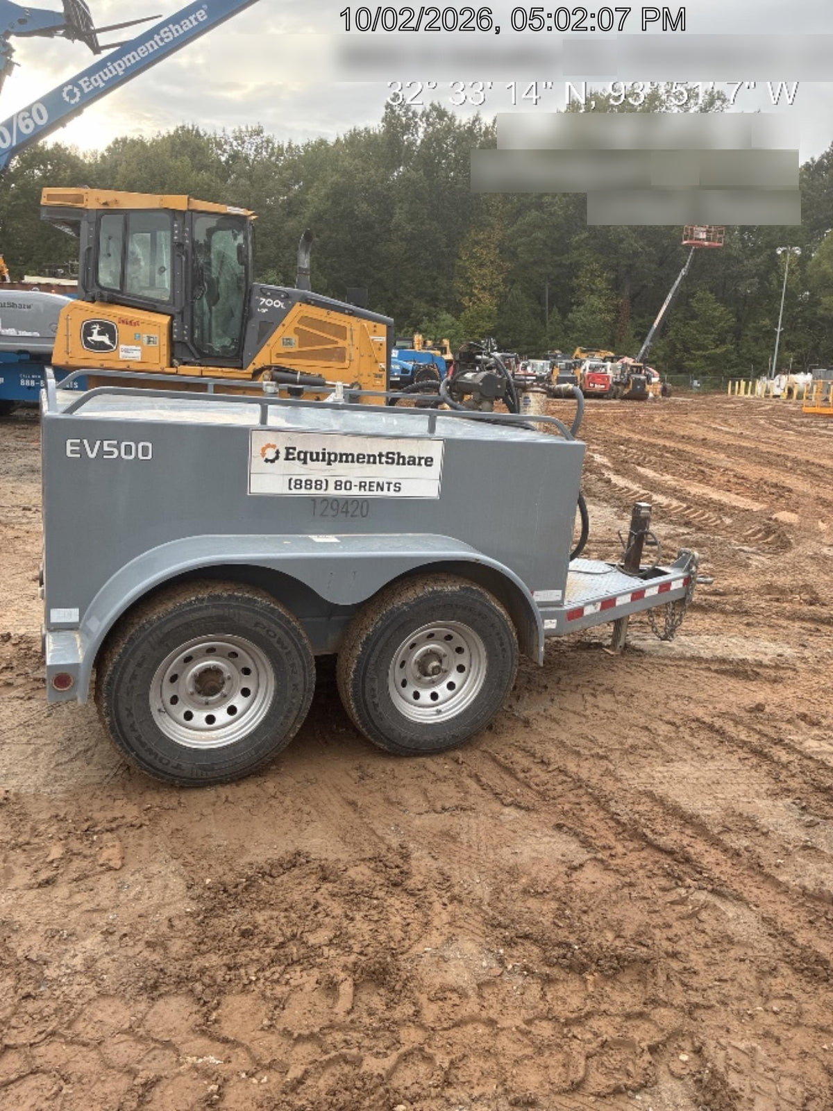 2020 THUNDER CREEK EV500