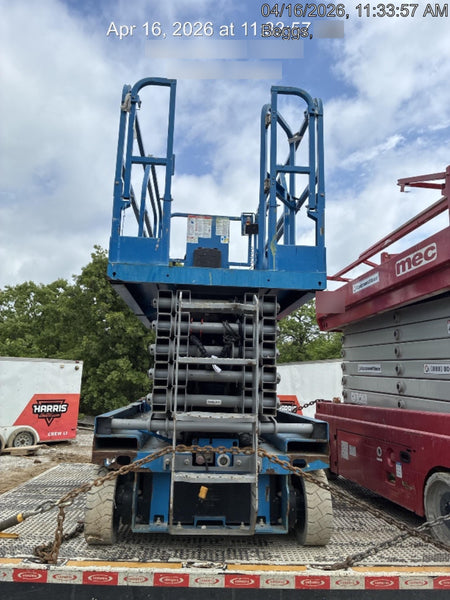2019 Genie GS-4047 Folding rails with half height swing gate