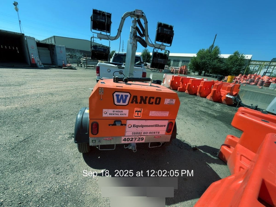 2024 Wanco WLTT-4MM4K Diesel, Deep Sea Controller, Shore Power Plug, Auto Start, (4) 350W LED Floodlights, 4kW Generator, 60 Gal Fuel Tank, 2" Ball, T3