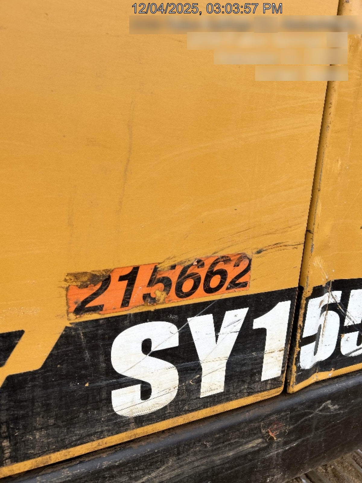 2022 SANY SY155 U