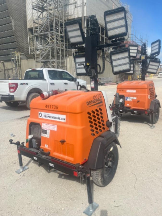 2025 Generac MLTS-4 Diesel, Mitsubishi L2E, 7.1 hp @1800 rpm, Flex Switch 120V Input, Powerzone Controller, (4) 320W LED Lights, 4kW Generator, 39.9 Gal Fuel Tank, 2" Ball, ES Decals