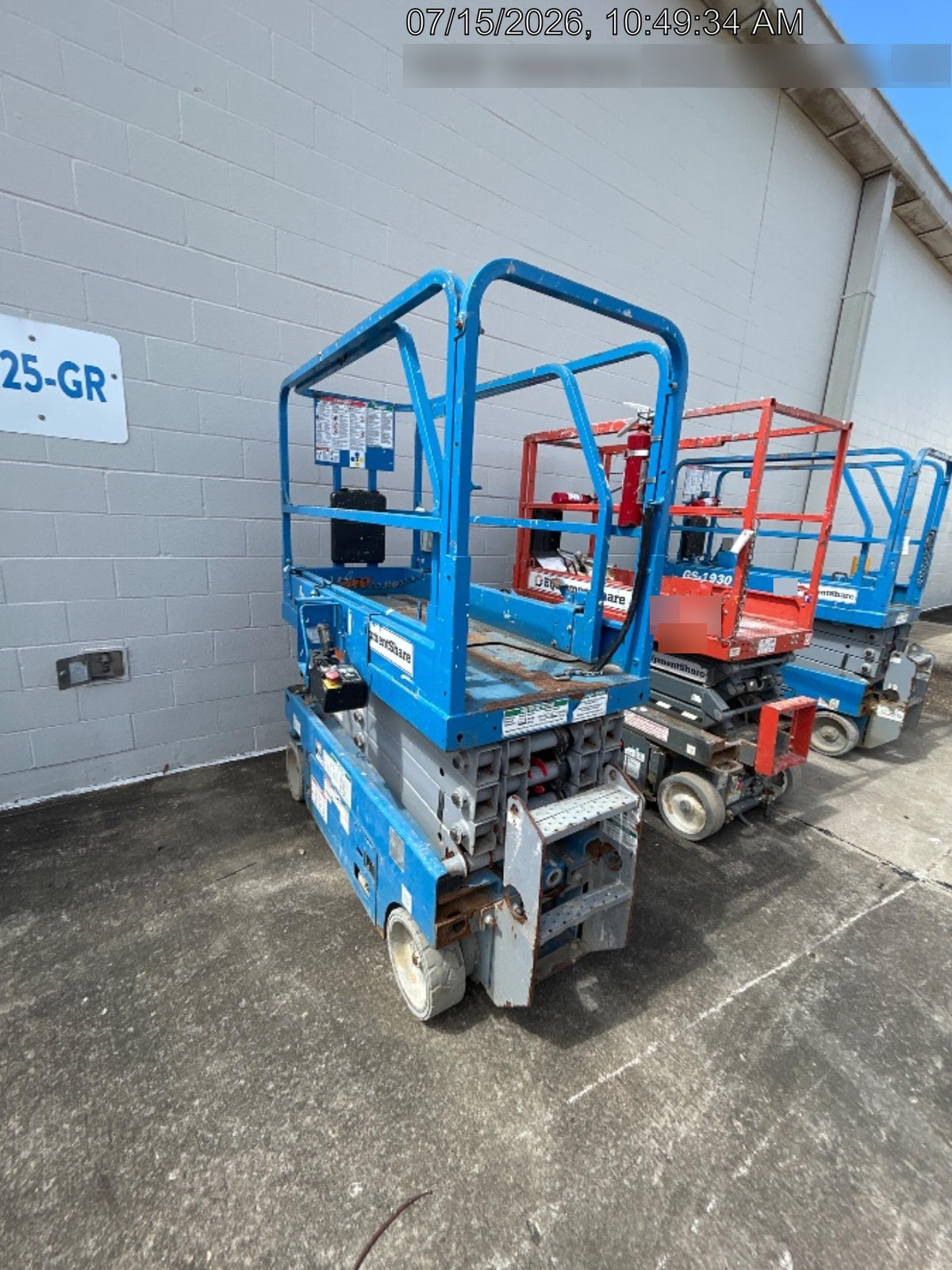 2020 Genie GS-1930 Fixed rails with chain entry gate - Pre A92.20