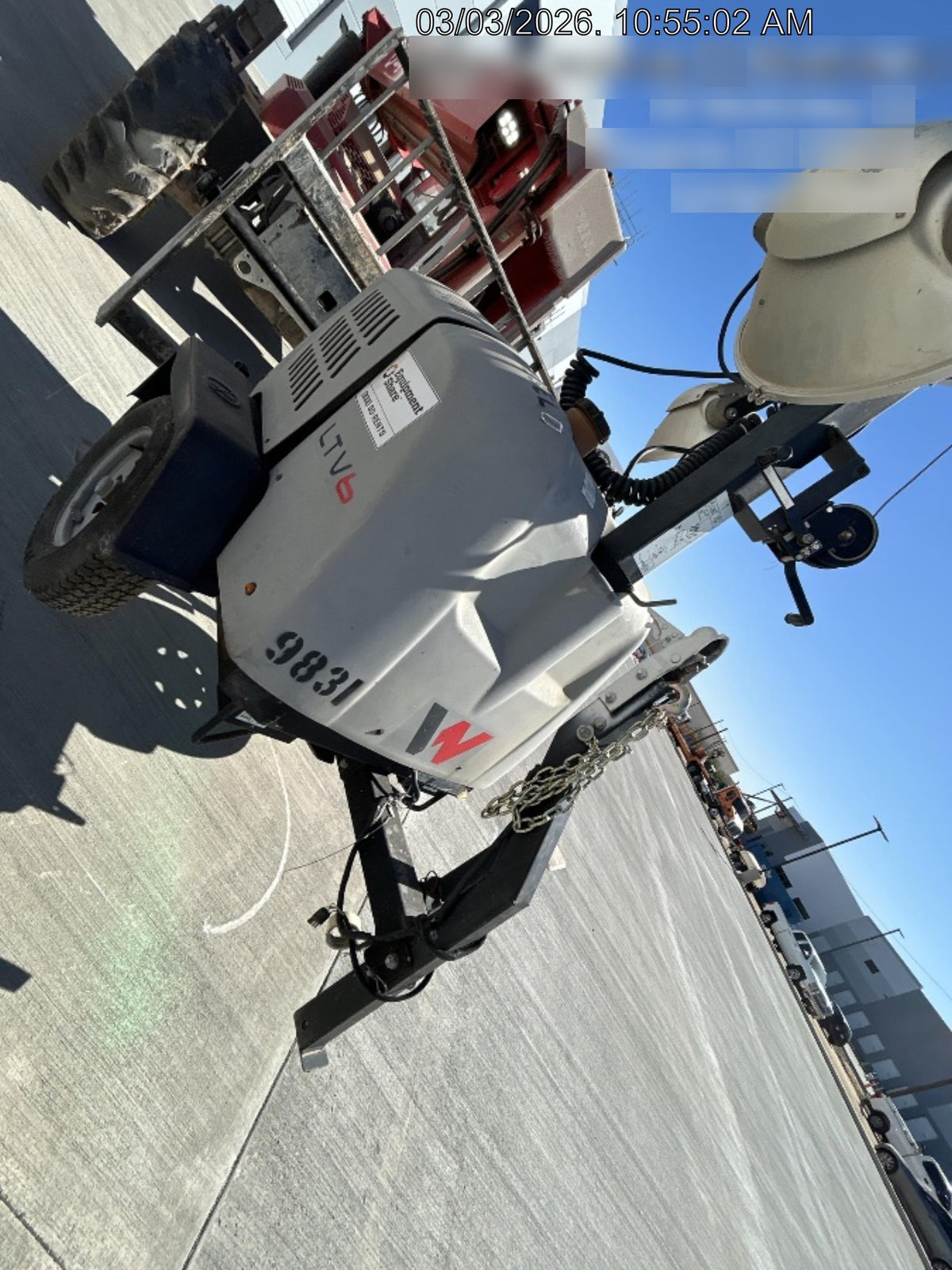 Wacker Neuson LTV6K-MH Wacker Neuson LTV6K Towable Light Tower