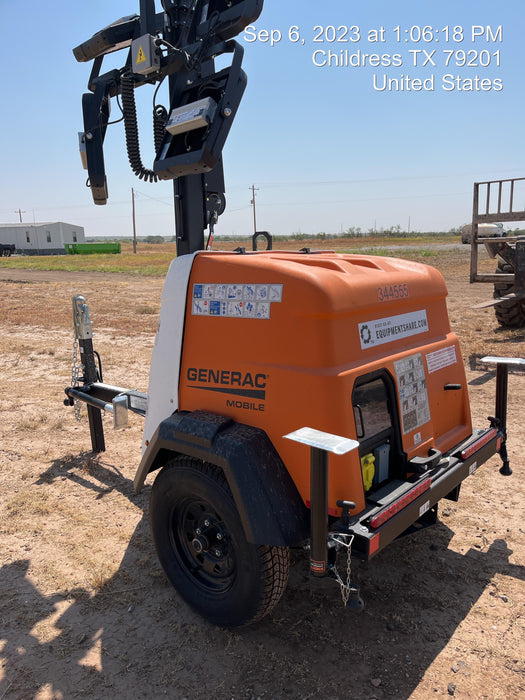 2023 Generac MLT2 Diesel, Flex Switch 120V Input, Powerzone Controller, (4) 320W LED Lights, 4kW Generator, 39.9 Gal Fuel Tank, 2" Ball, T3