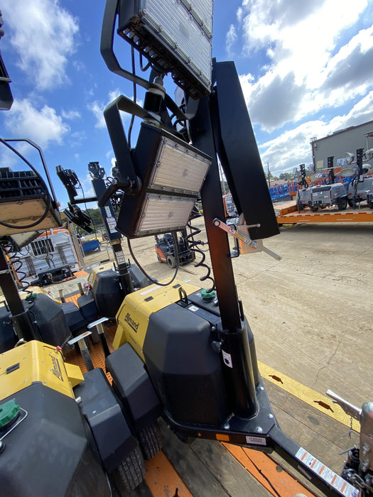 2022 Allmand NLV3GR (4) LED Light Fixture 350W, 23' Vertical Mast, 3kW Prime, Towable