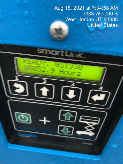 2020 Genie GS-1930 Solid Non Marking Tires, Beacon, Folding rails with half height swing gate, 800W Inverter