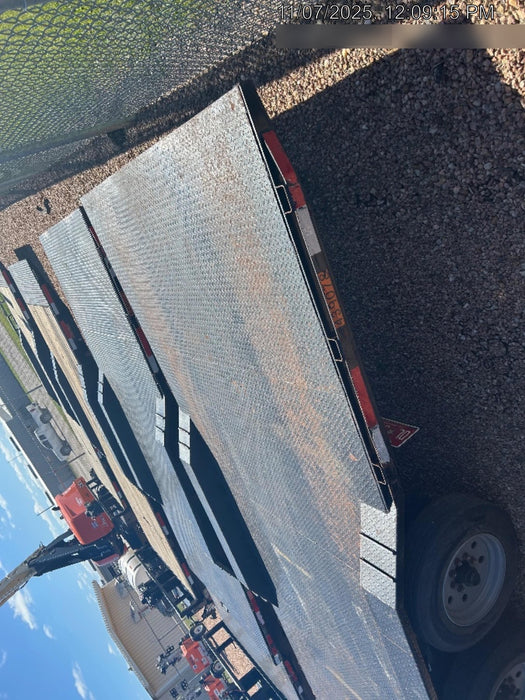 2024 TEXAS PRIDE TRAILERS 21' Lowboy Gravity Tilt Bed 14K Bumper Pull Trailer