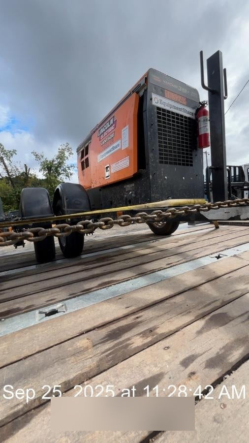 2021 Lincoln Electric Vantage 322 Vantage 322 Ready Pak 3 w/ Decals, ORANGE (includes trailer, cable rack, fender light kit) NO Telematics