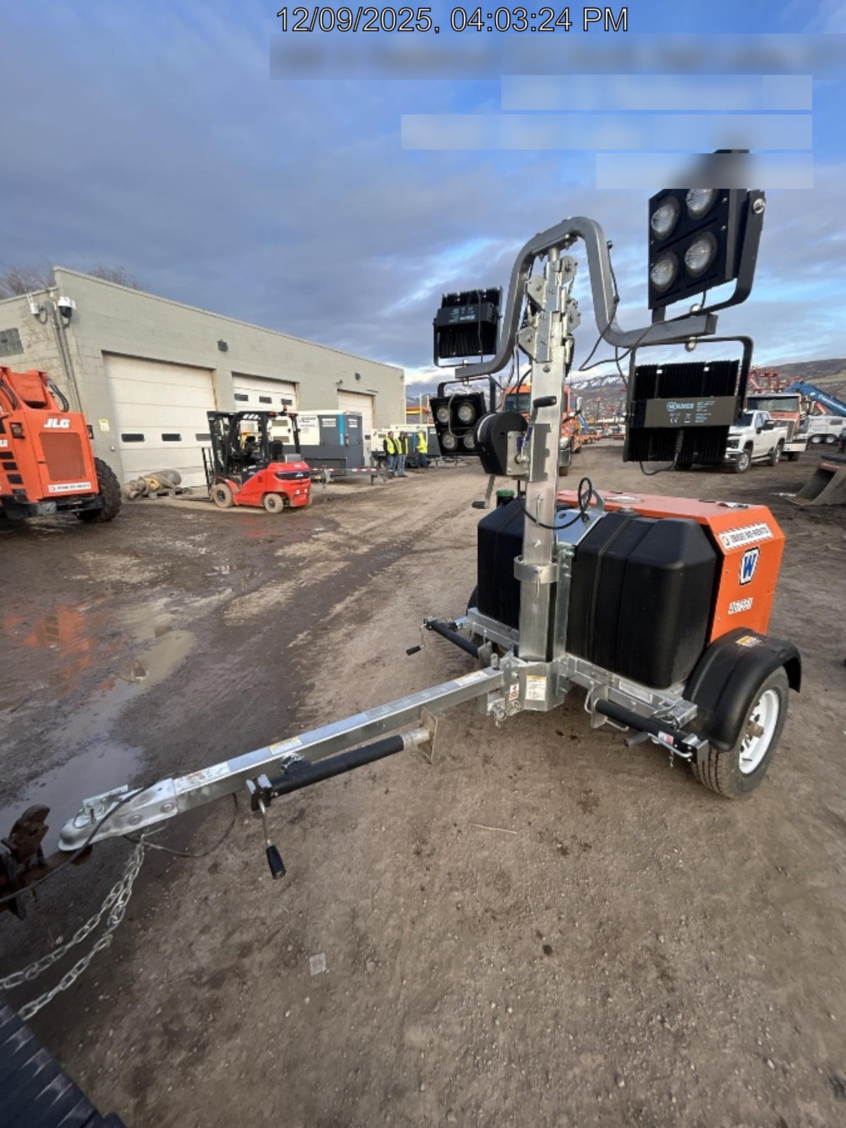 2024 Wanco WLTT-4MM4K Diesel, Deep Sea Controller, Shore Power Plug, Auto Start, (4) 350W LED Floodlights, 4kW Generator, 60 Gal Fuel Tank, 2" Ball, T3