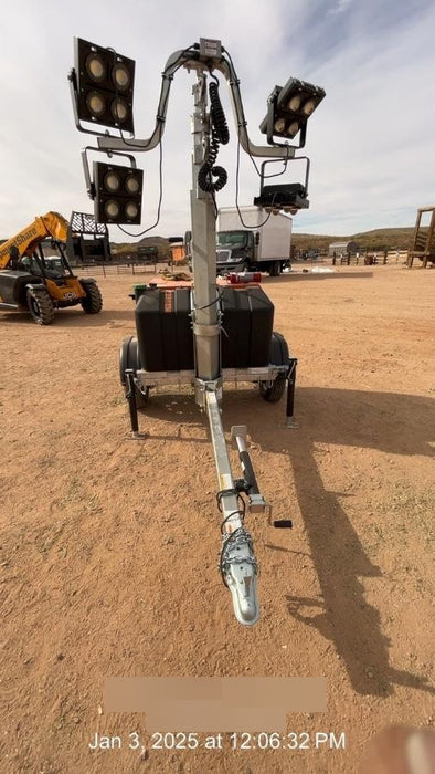 2024 Wanco WLTT-4MM4K Diesel, Deep Sea Controller, Shore Power Plug, Auto Start, (4) 350W LED Floodlights, 4kW Generator, 60 Gal Fuel Tank, 2" Ball, T3